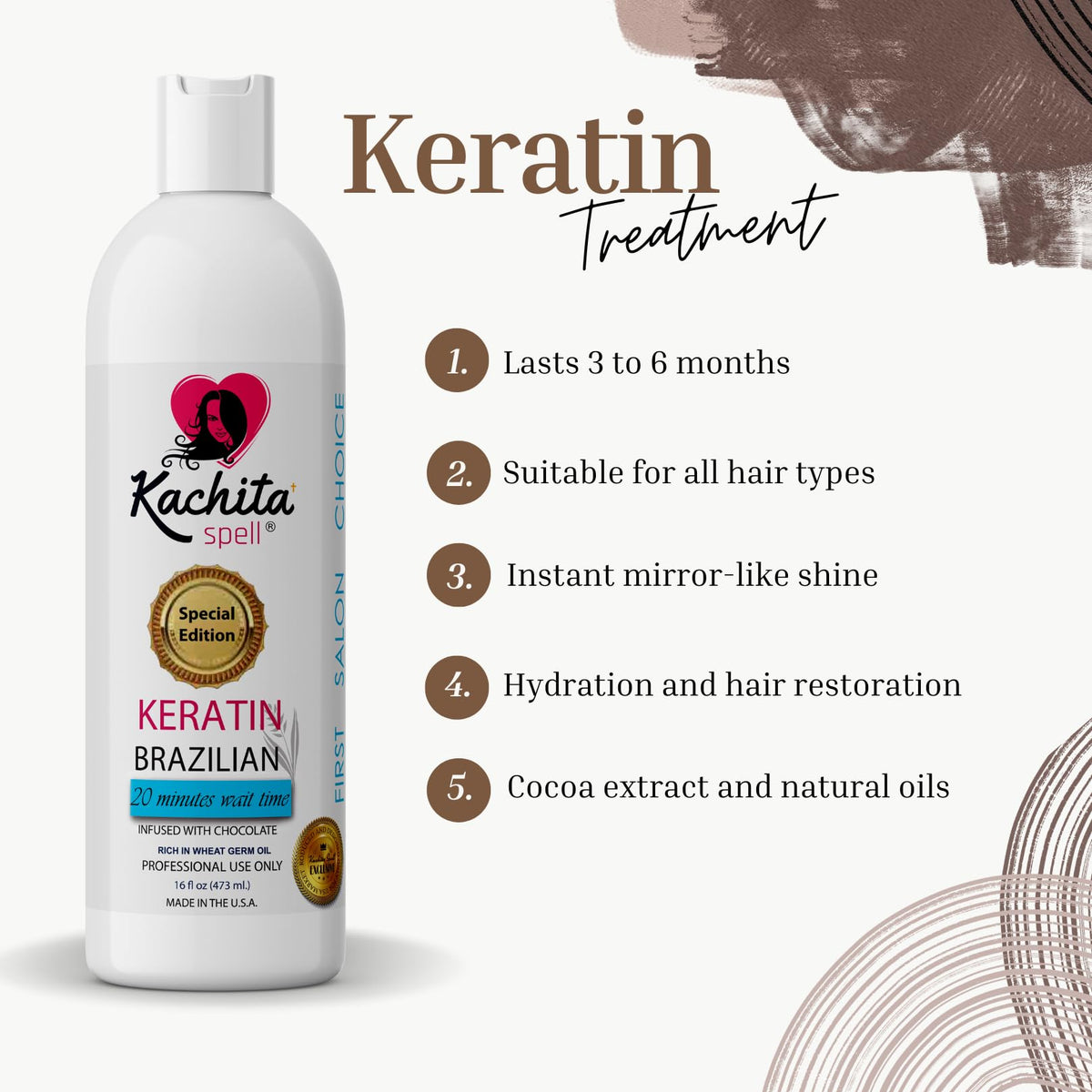 Kachita Spell creamy treatment texture demonstrating easy application and slip