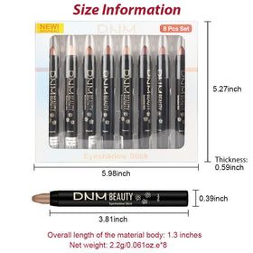 Kaely eyeshadow sticks arranged in a travel pouch for on-the-go styling
