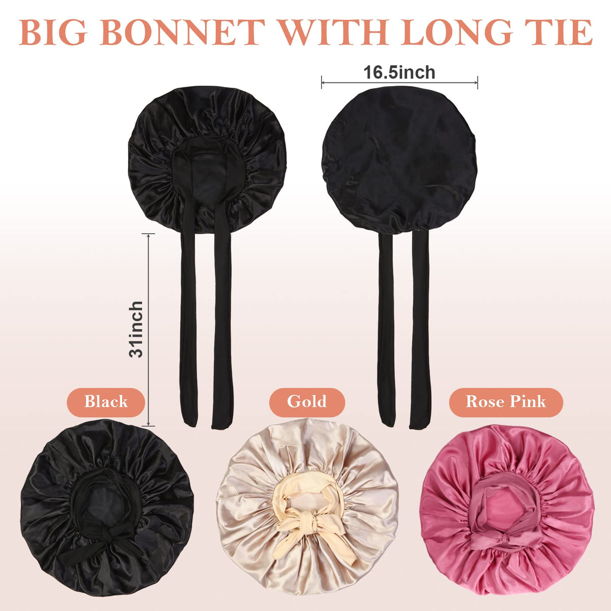 Kafteri bonnet packed in a bag for travel-ready hair protection