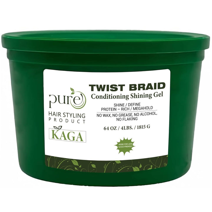 KAGA front jar 64oz showing packaging and professional size benefit
