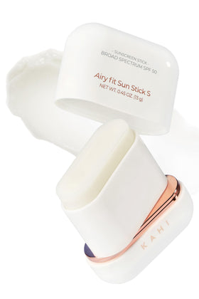 KAHI sun stick front packaging showing compact, travel-ready protection