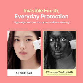 KAHI sun stick creamy texture close-up for lightweight, blendable finish