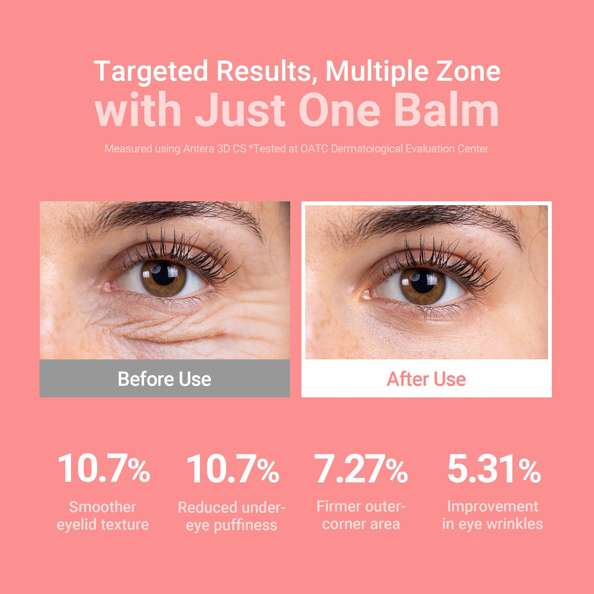 KAHI being applied to under-eye area to hydrate and prep for makeup