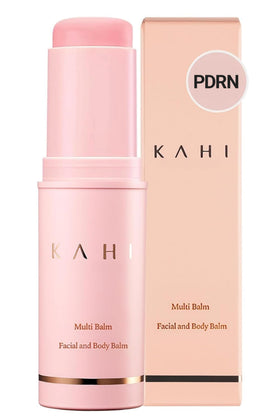KAHI front packaging showing compact balm stick, convenient for travel