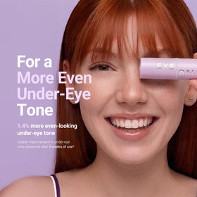 KAHI application under-eye demo demonstrating brightening and hydration