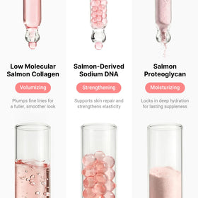 KAHI ingredients label featuring Jeju fermented oil and salmon complex benefits