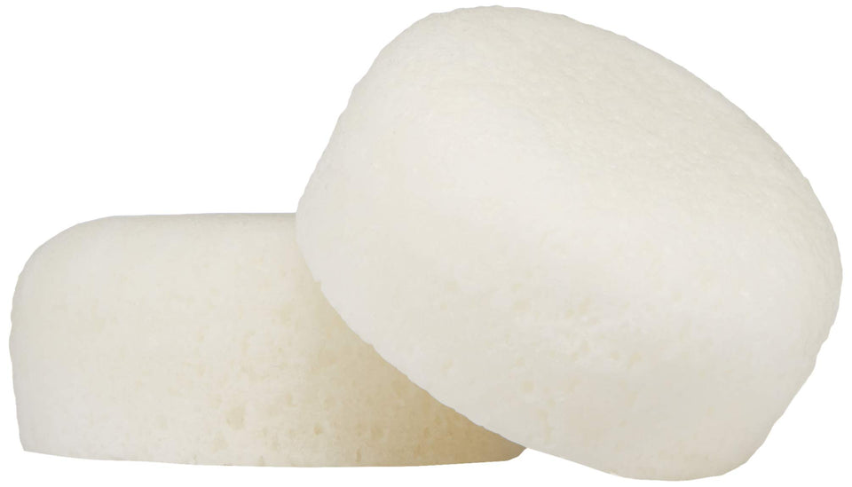 kai body buffer rose front packaging shows two sponges and floral scent benefits