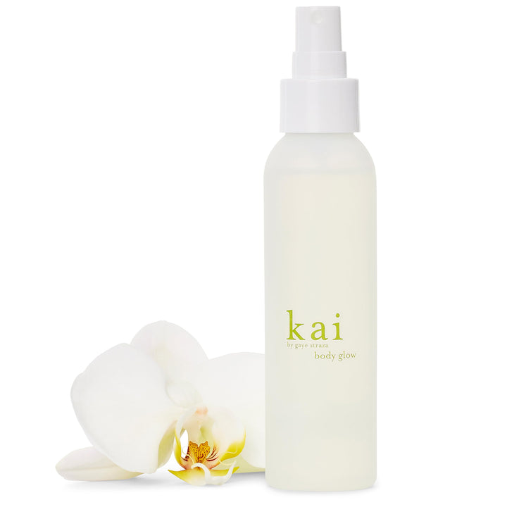 kai front bottle showing packaging and benefit of radiant hydration