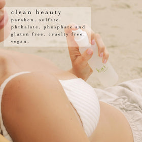 kai spray in hand demonstrating easy application and quick absorption benefit