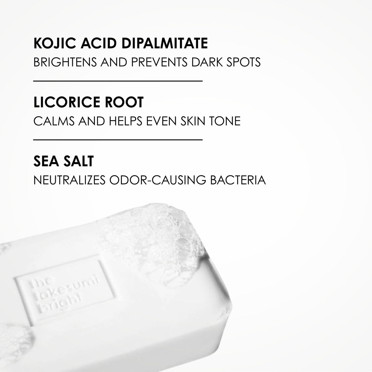Kaia Naturals bar lathered in shower showing cleansing action