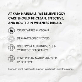 kaia naturals takesumi bright volcanic sand granules showing gentle exfoliation