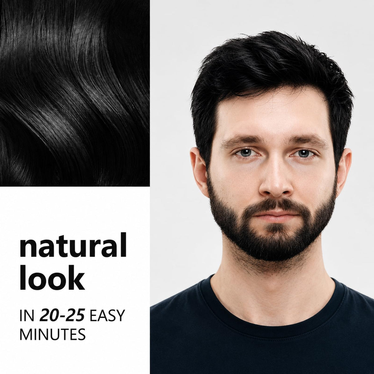 KAISASA applied on dry hair demonstrating easy at-home use and time-saving routine