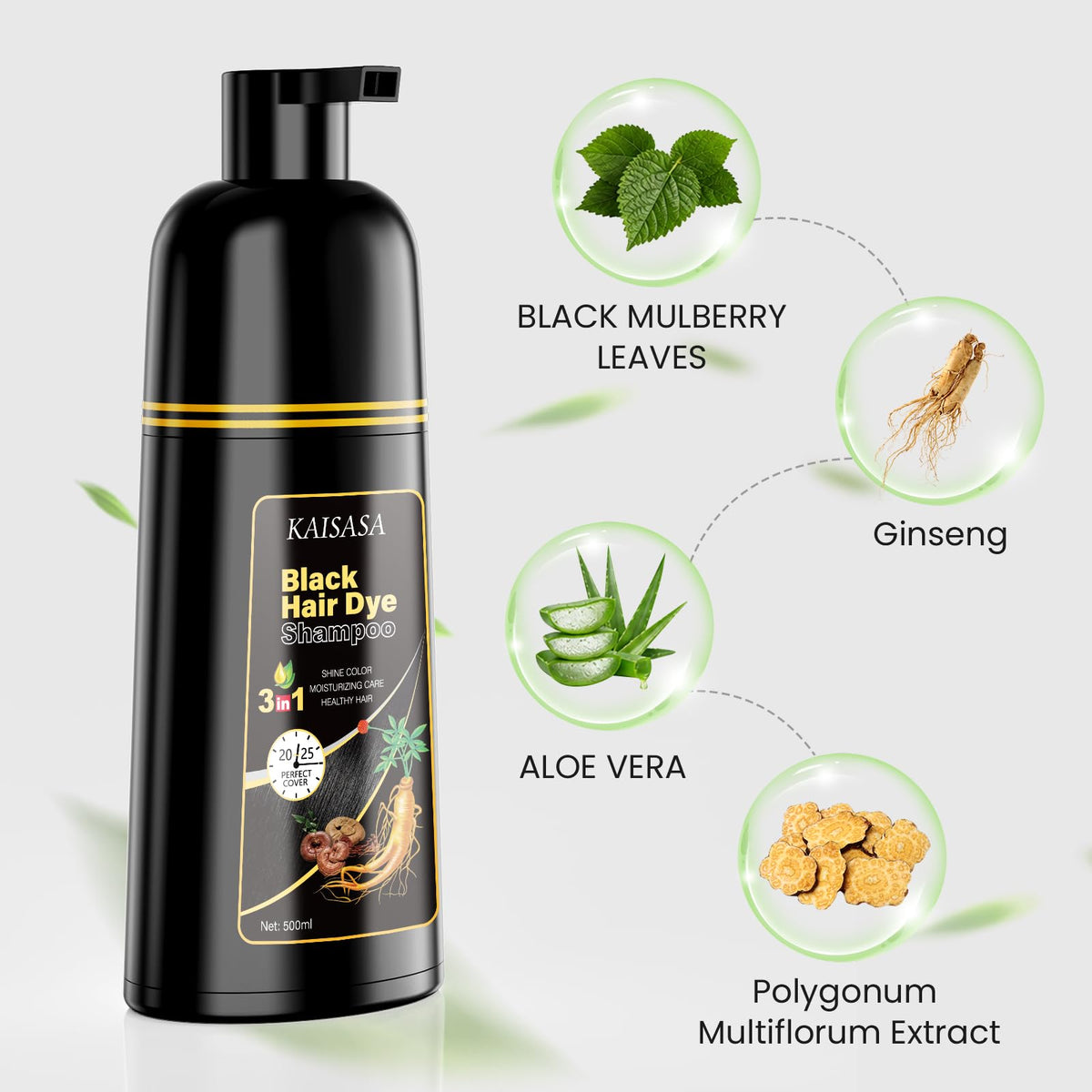 KAISASA application on hands demonstrating easy at-home use and quick coverage
