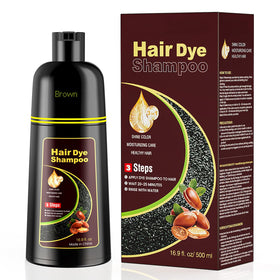 KAISASA front bottle view showing brown shampoo and easy identification benefit
