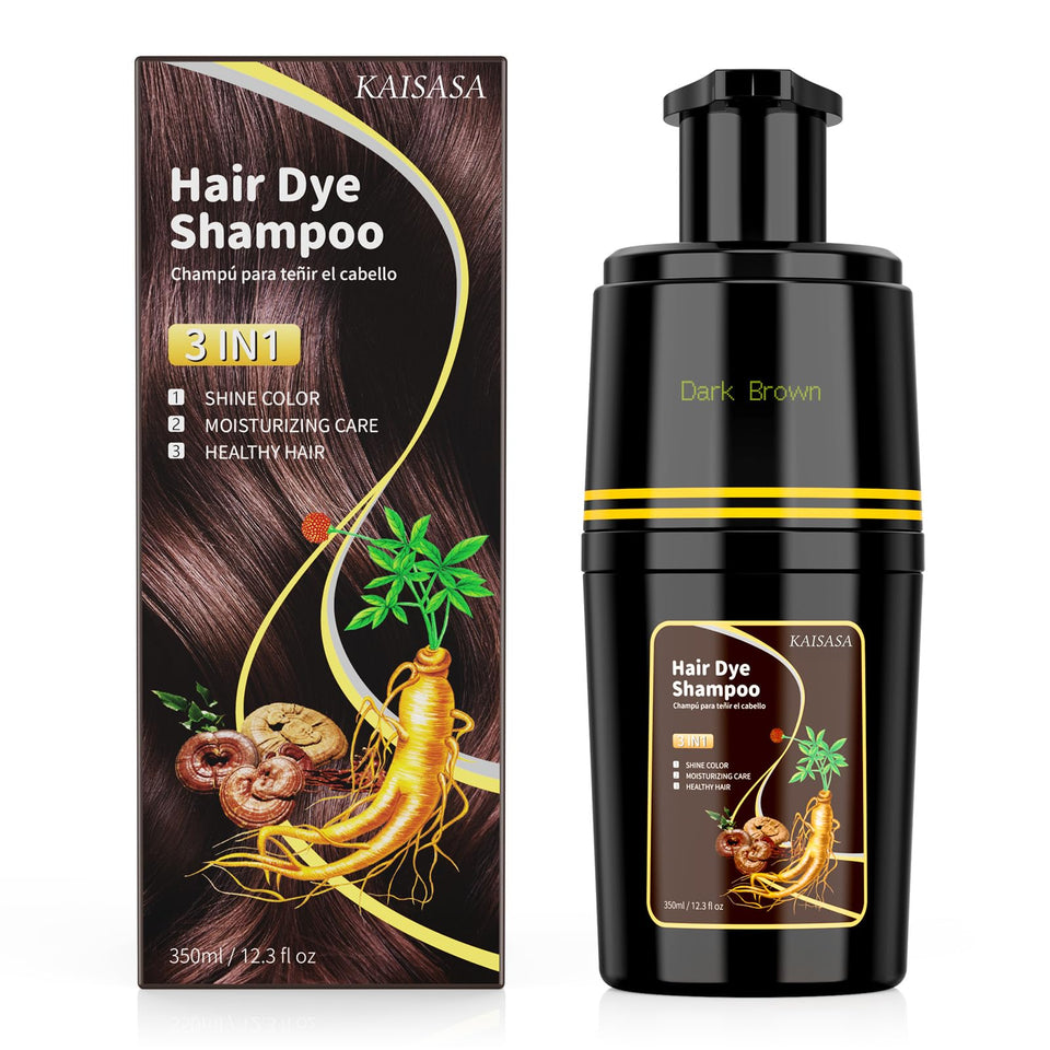 KAISASA front packaging shows bottle and product benefits for quick color-refresh