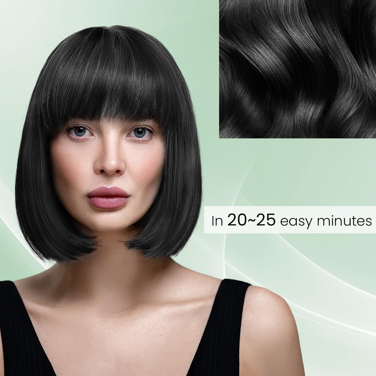 KAISASA shampoo lather close-up demonstrating creamy texture for even color