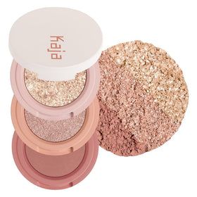 Kaja bento compact front view showing neat case and peach tones for portable convenience