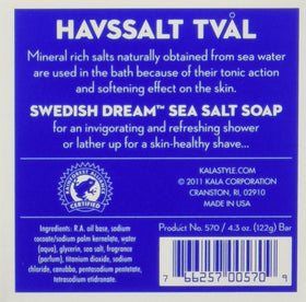 Kala soap close-up texture highlighting sea salt grains for gentle exfoliation