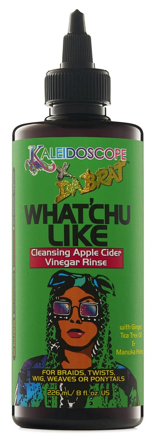 Kaleidoscope x Da Brat bottle front view showing label and benefits