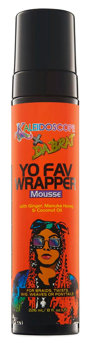 Kaleidoscope Hair Products front packaging showing product and branding benefits