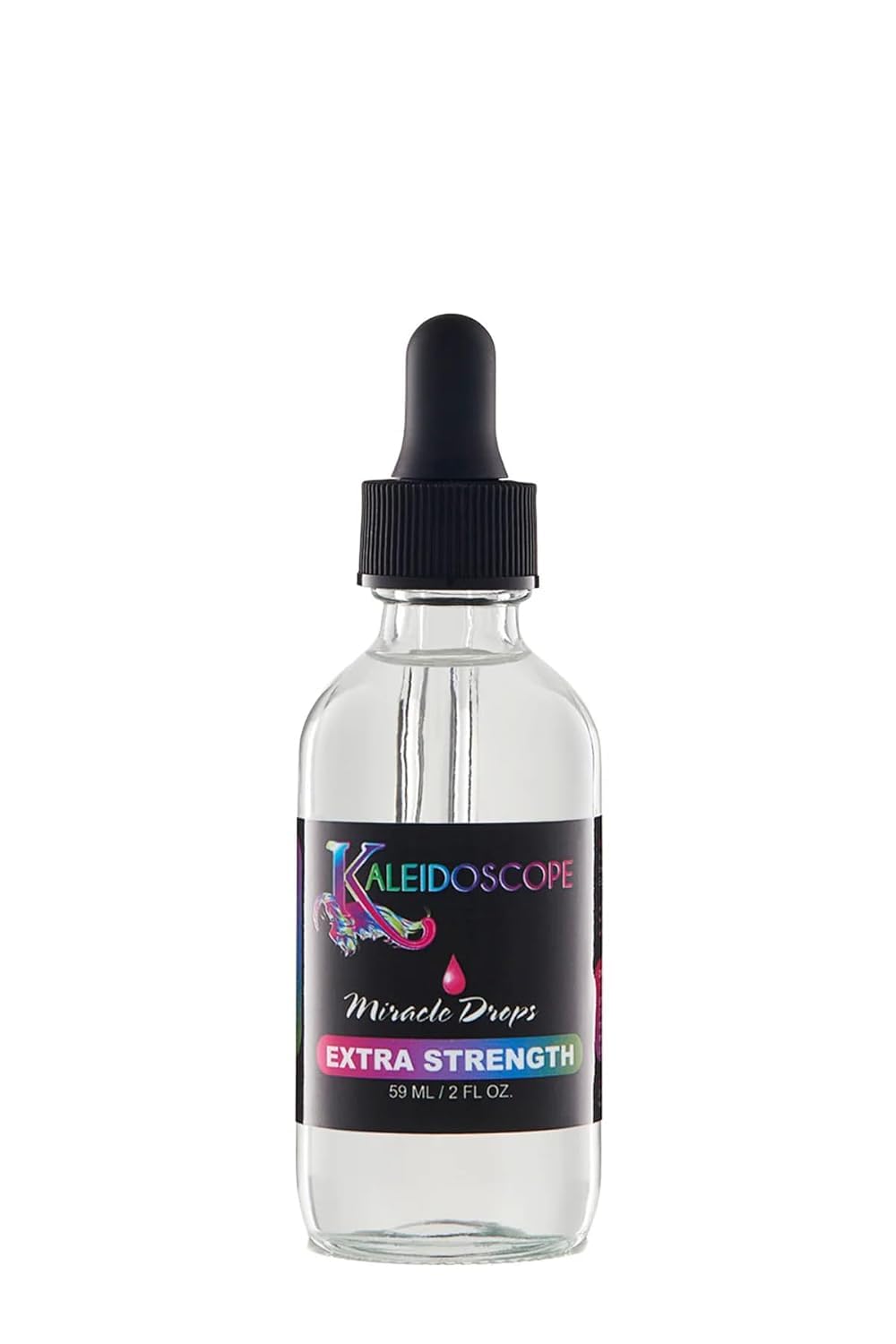 Kaleidoscope Hair Products extra strength front packaging showing bottle and benefits