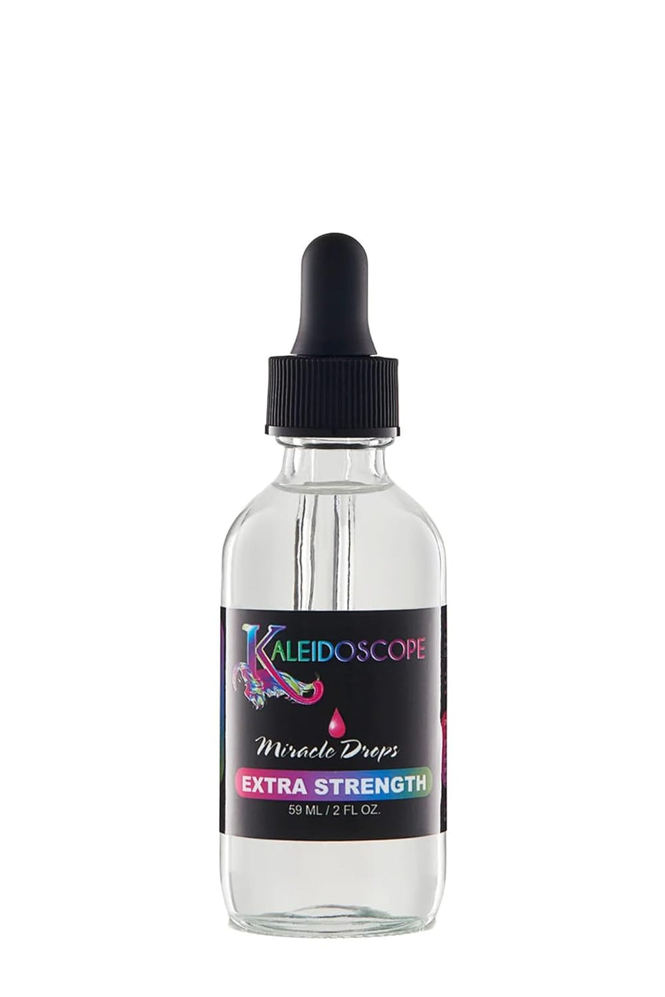 Kaleidoscope Hair Products extra strength front packaging showing bottle and benefits