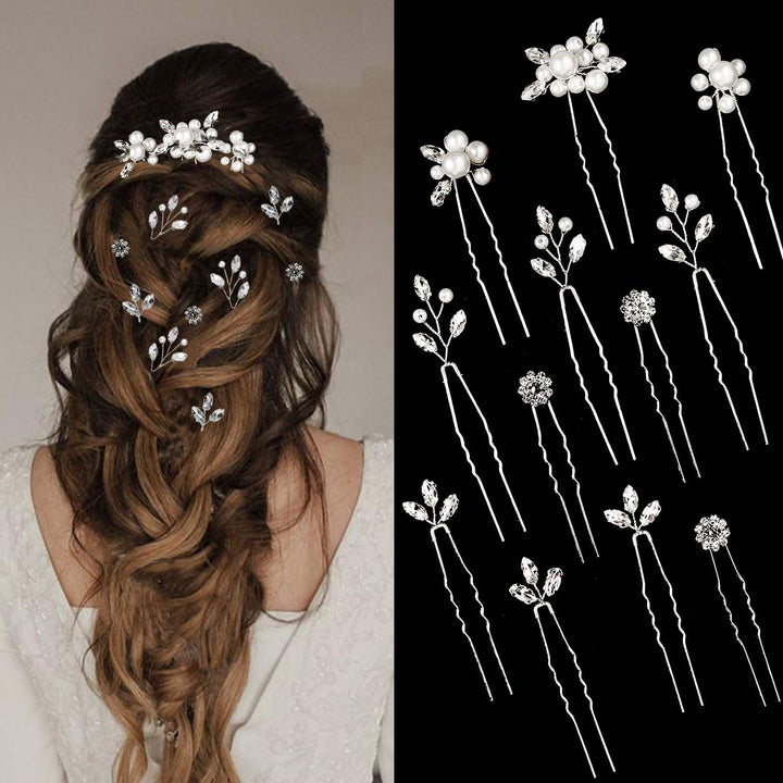 KALOLIA hair pins laid out showing set and finish, useful for styling variety