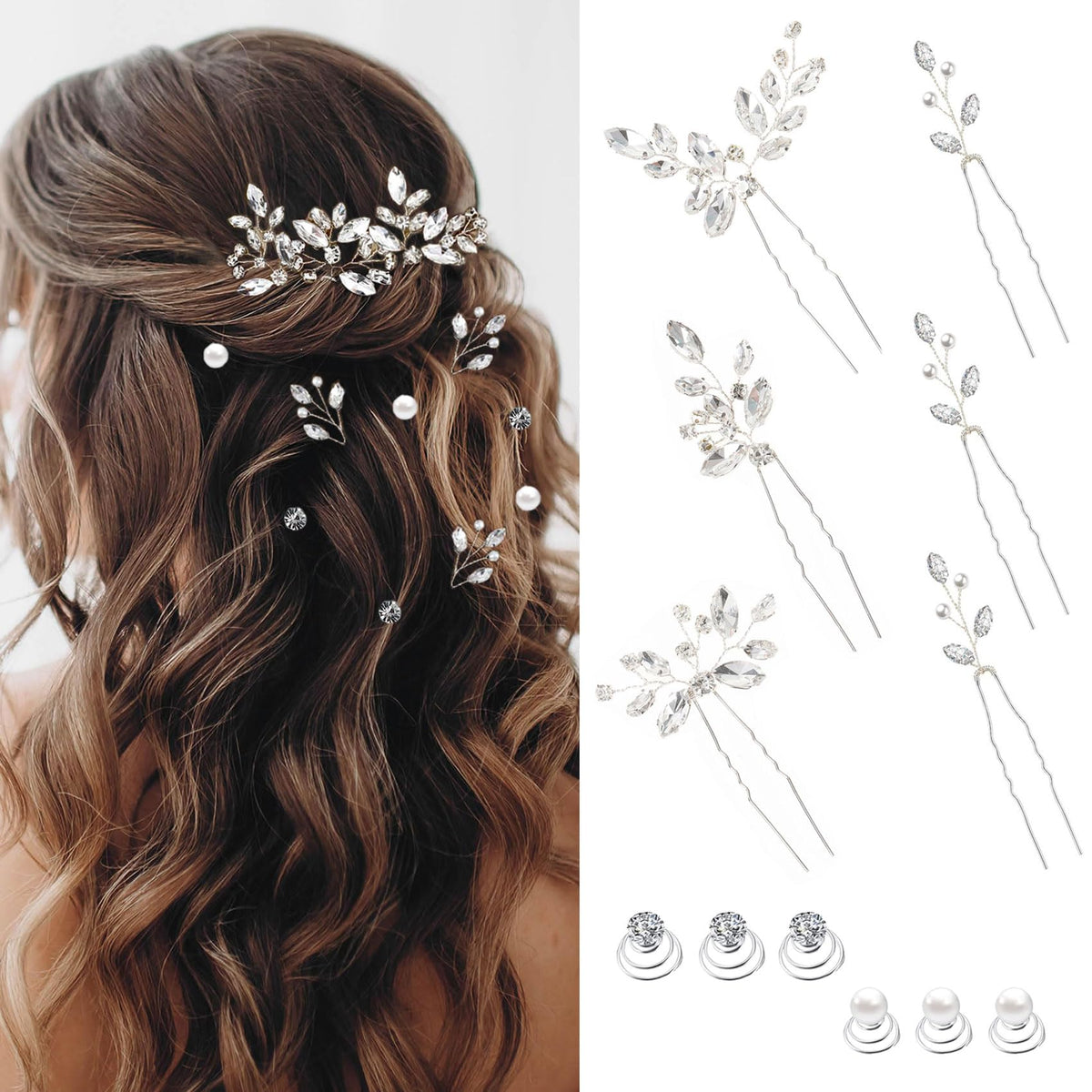 KALOLIA front arrangement showing full 12-piece bridal set and variety