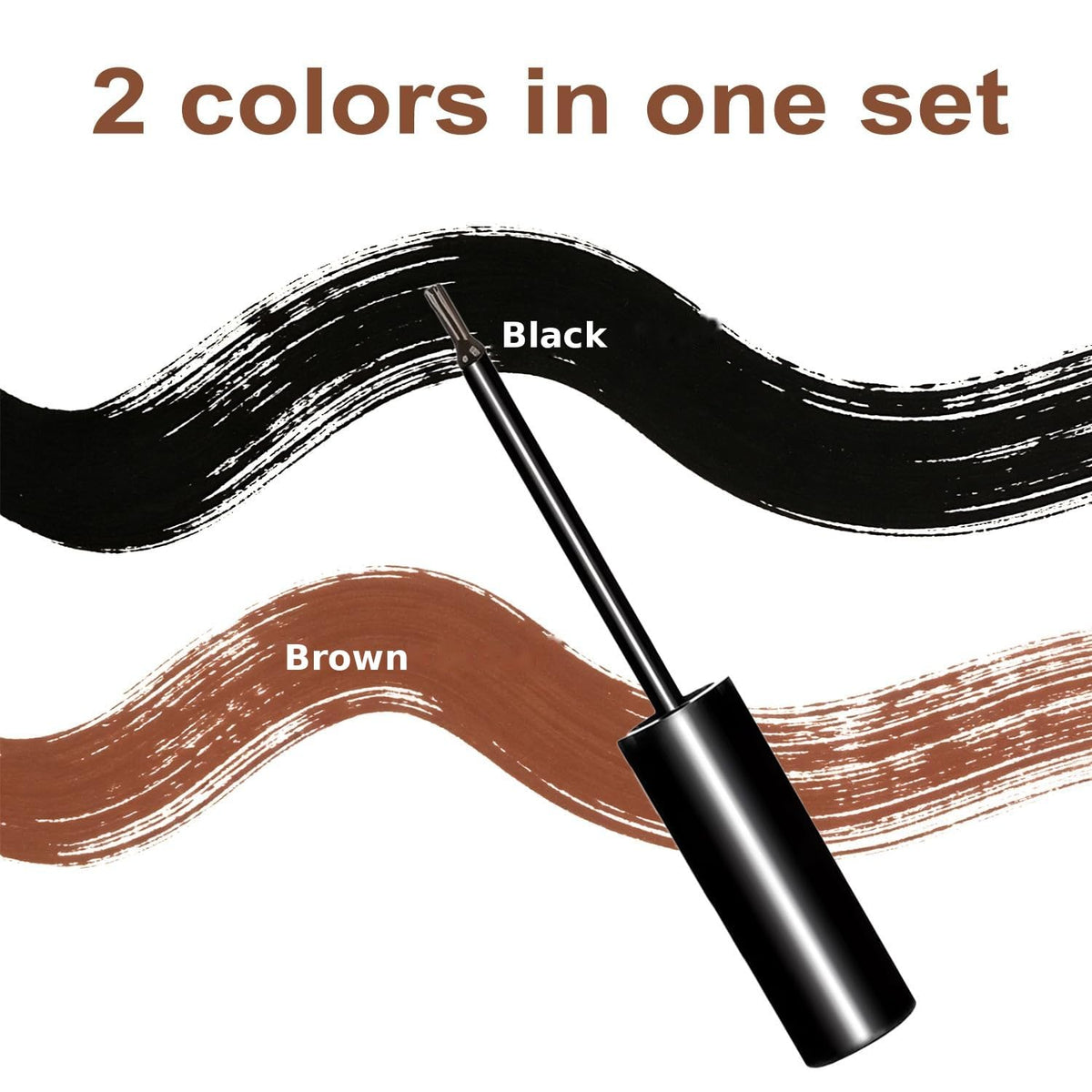 Kalosile before and after brow comparison showing fuller definition