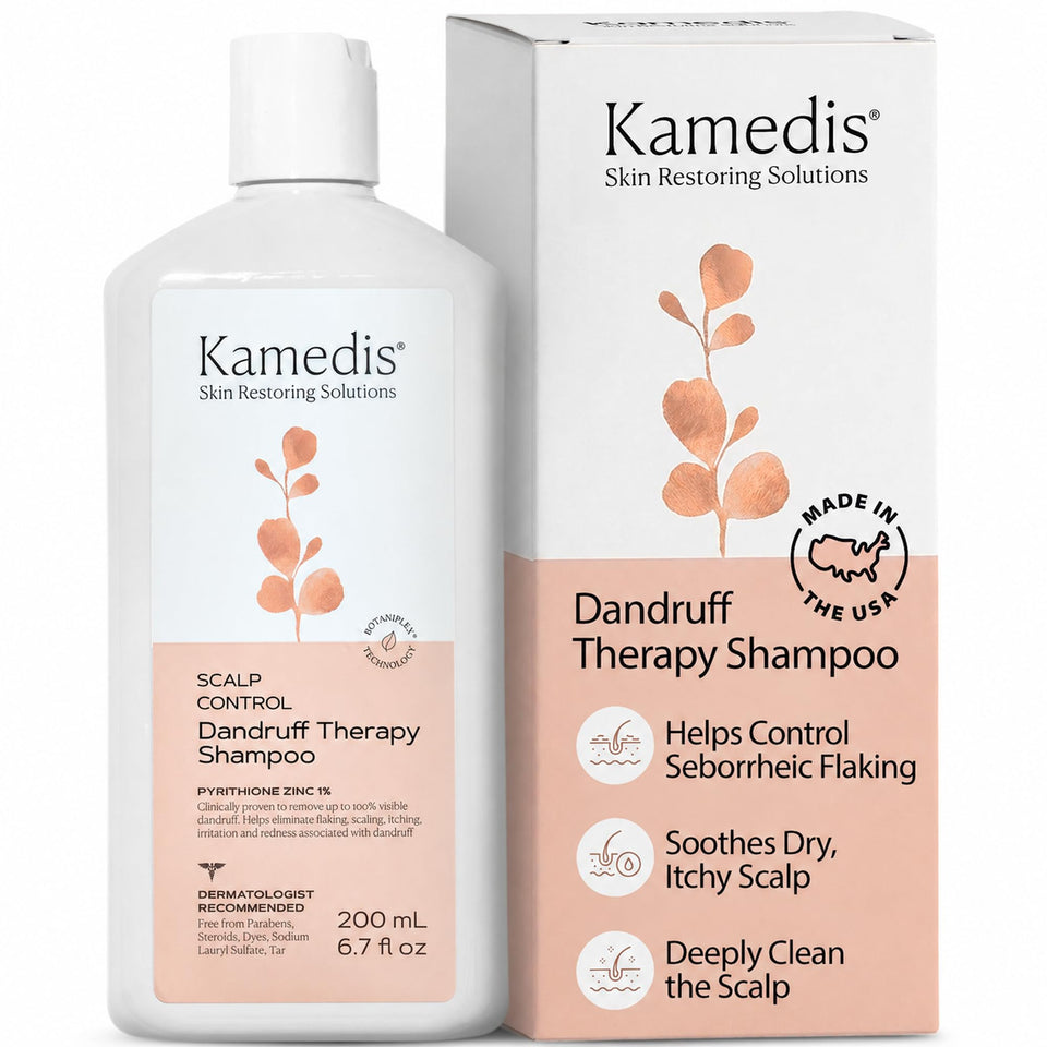 KAMEDIS front bottle view showing clean label and benefit