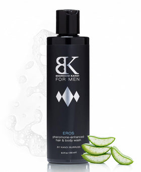 Kandi front packaging showing bottle and branding for confident grooming