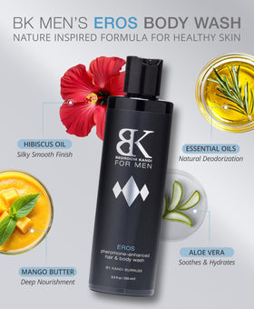 Kandi pump and label detail highlighting ingredients and easy-dispense benefit