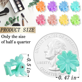 KANPRINCESS assorted clips flat lay displaying colorful designs for styling options