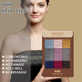 KANPRINCESS ties beside ruler showing quantity and compact size benefit