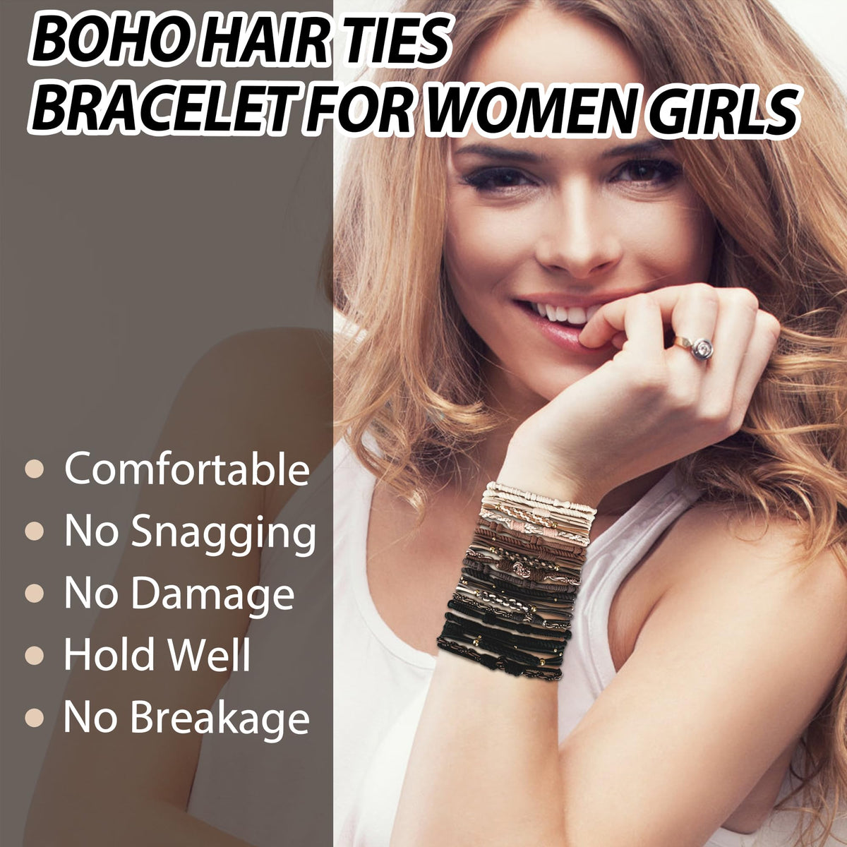 KANPRINCESS stacked wrist bracelets demonstrating style and comfortable wear