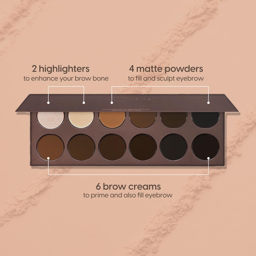 Kara Beauty powder pans swatched to show blendable, buildable color