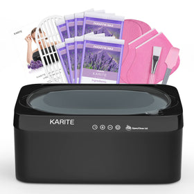 Karite front view of paraffin wax machine showing compact design and large capacity benefit