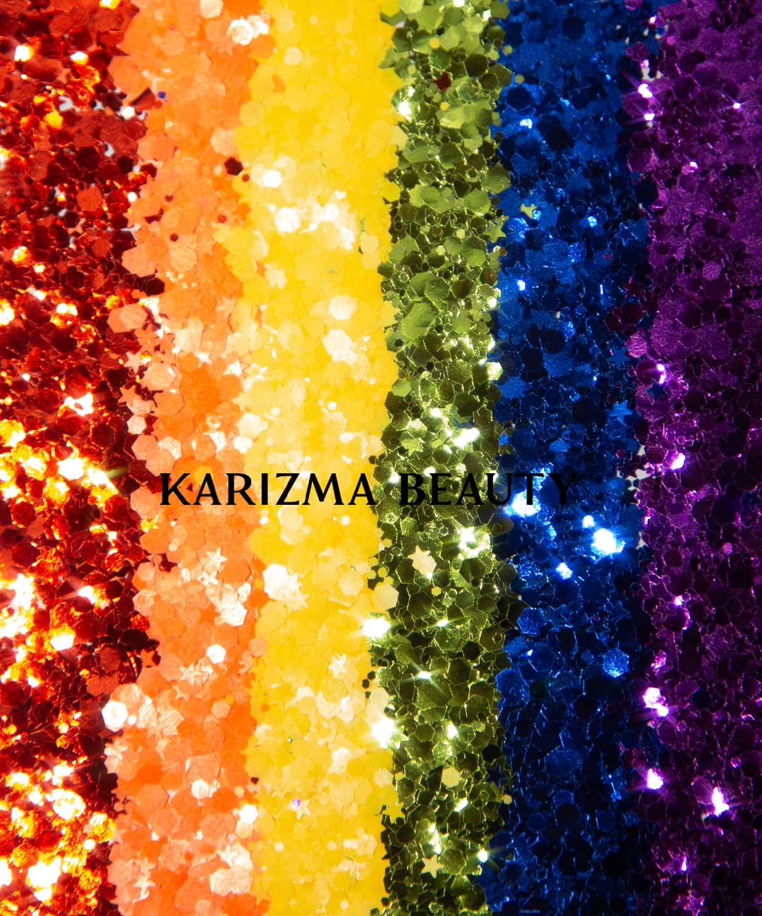 KARIZMA close-up of heart confetti and flakes for playful textured accents