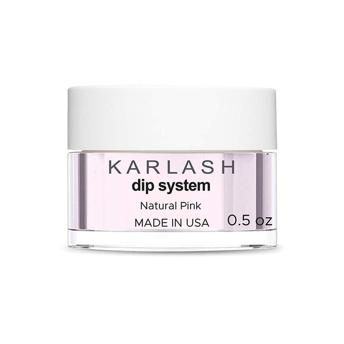 Karlash dip powder texture and finished nail showing durable, chip-resistant strength