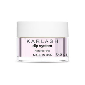 Karlash dip powder texture and finished nail showing durable, chip-resistant strength