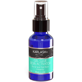 Karlash brush-on glue gel texture detail highlighting smooth consistency for even layers