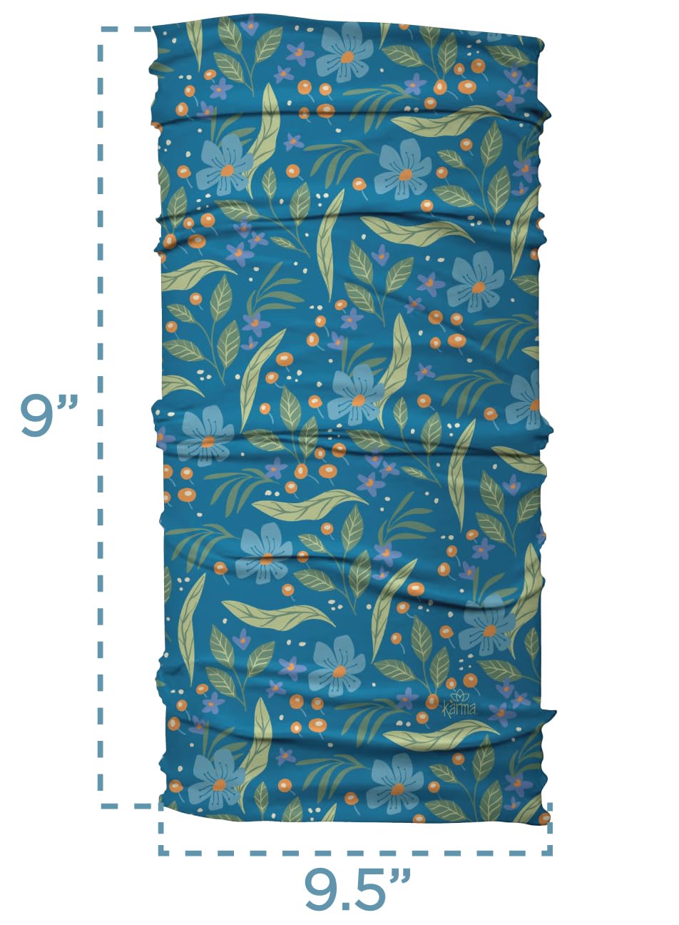 Karma headband folded to display multiple wearing options