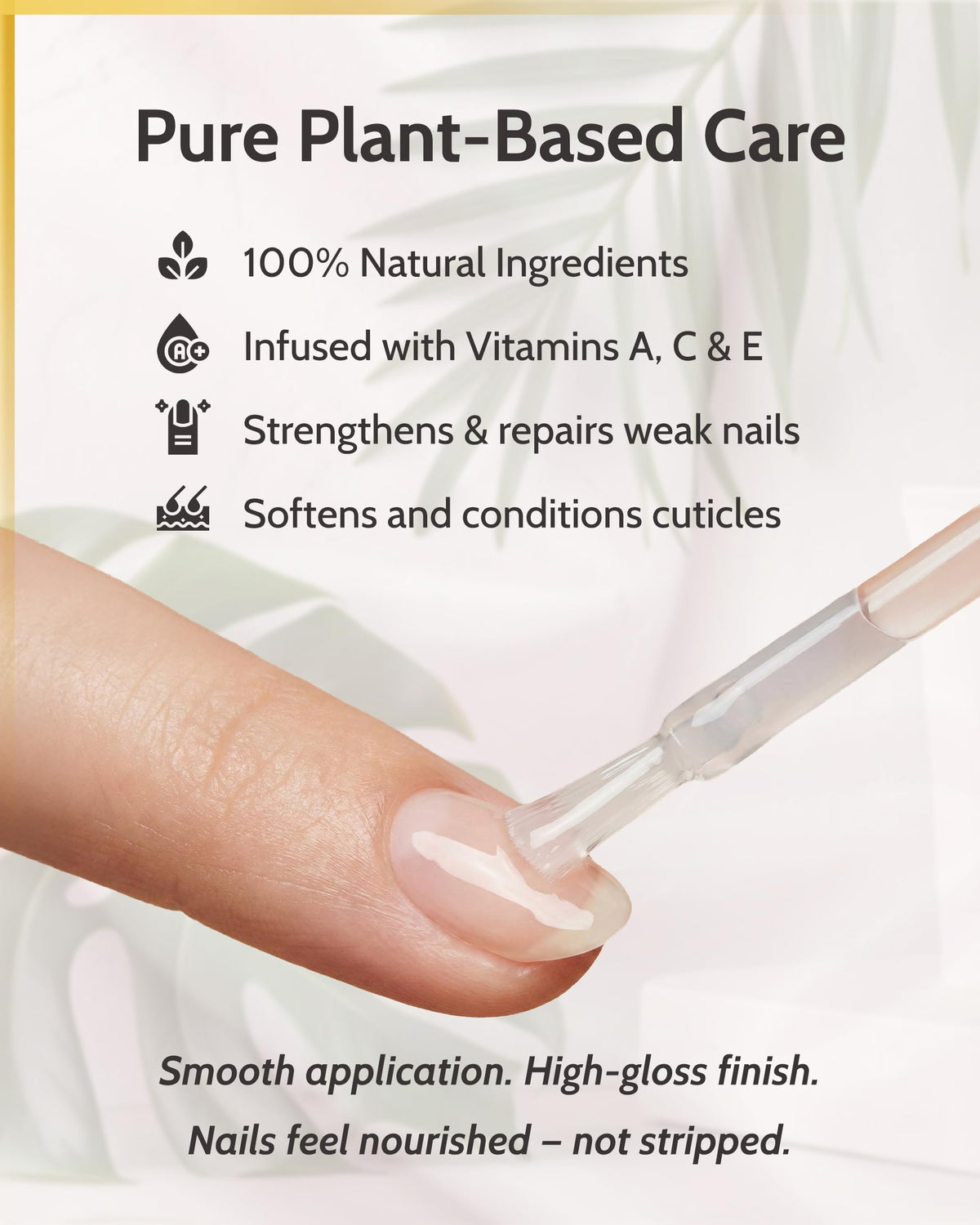 karma organic bottle next to polygel tools illustrating compatibility with polygel systems benefit