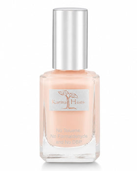 karma organic front bottle view showing clear strengthener and branding benefit