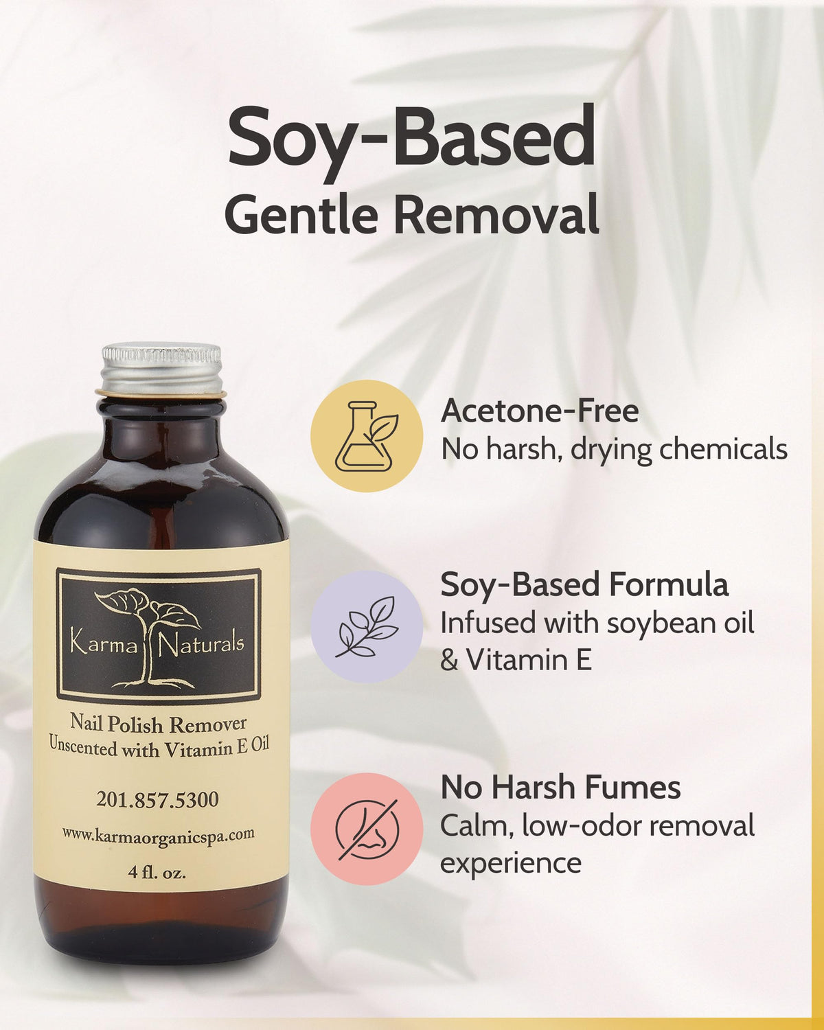 karma organic ingredients label highlighting natural oils and transparency benefit