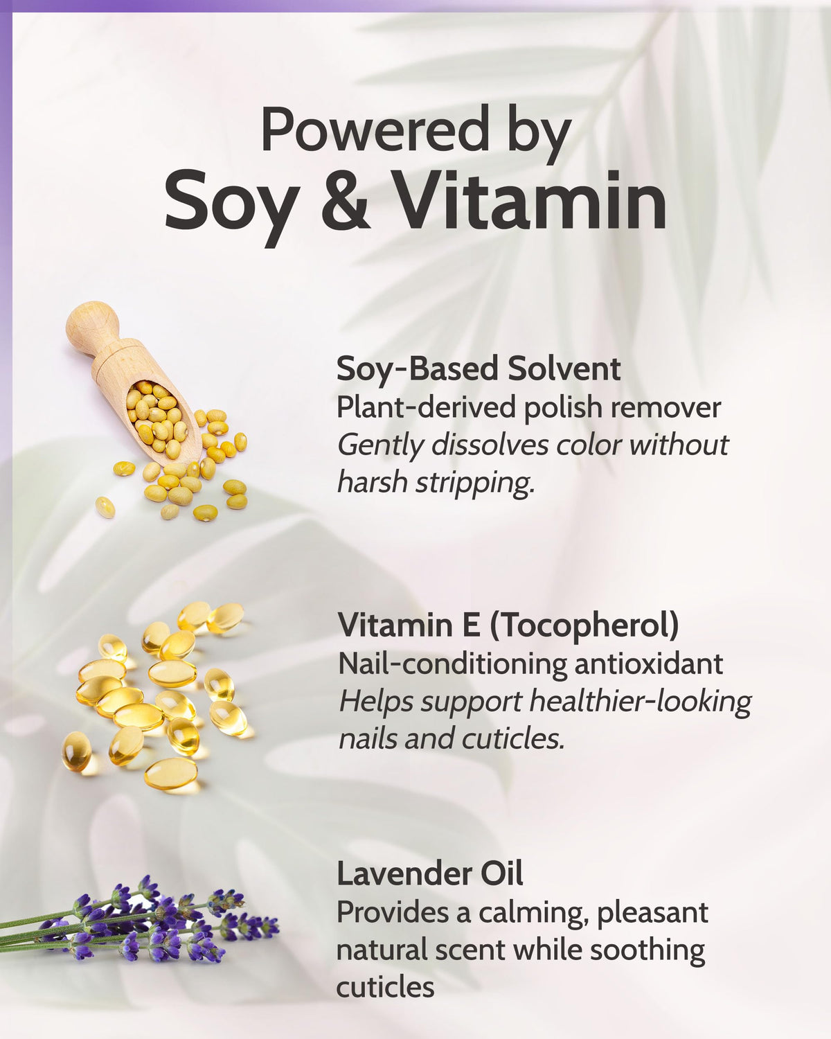 karma organic ingredients list label showing plant-based, vegan formulation