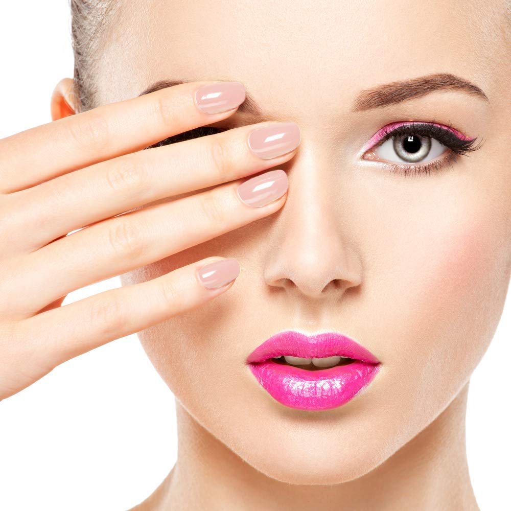 karma organic polish applied during at-home manicure for salon-quality look