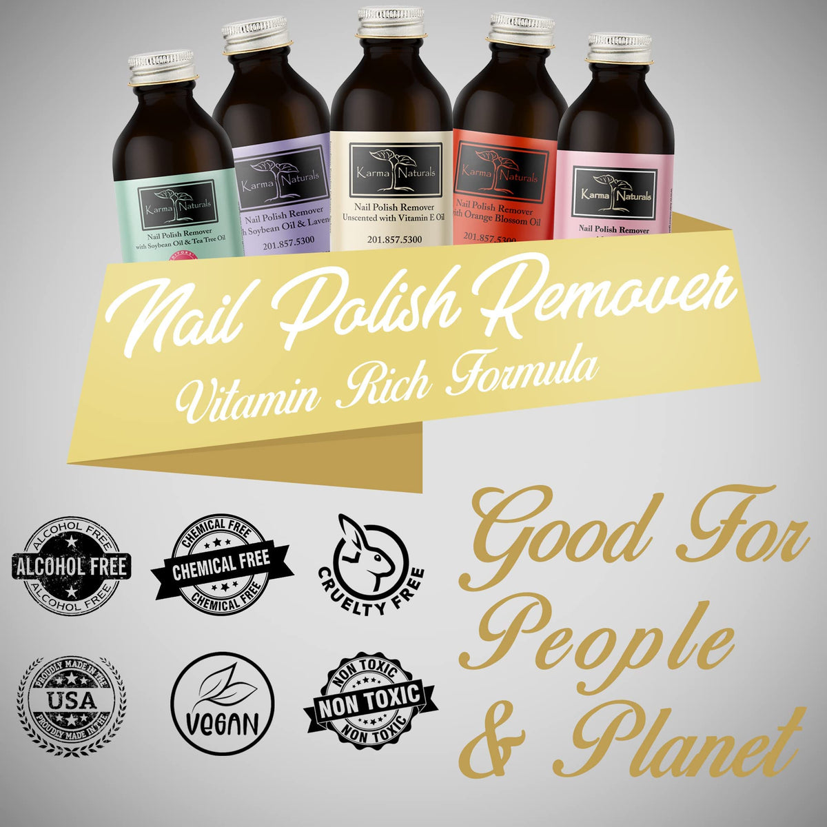 karma organic size comparison with hand holding bottle, clarifies 4 fl oz travel-ready volume