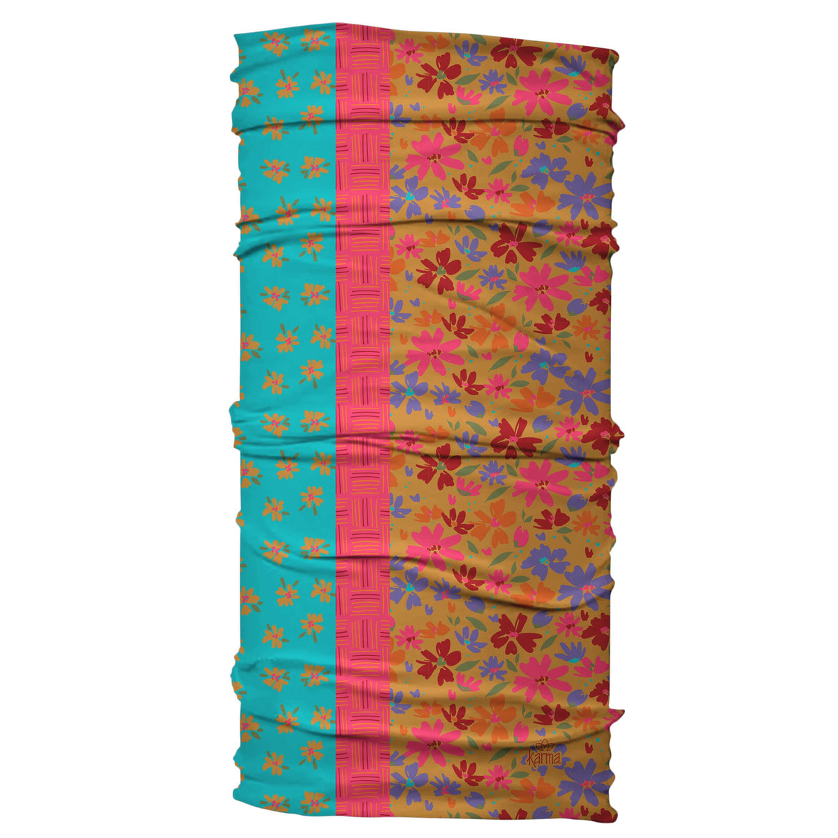 Karma close-up of microfiber fabric texture highlighting stretch and comfort