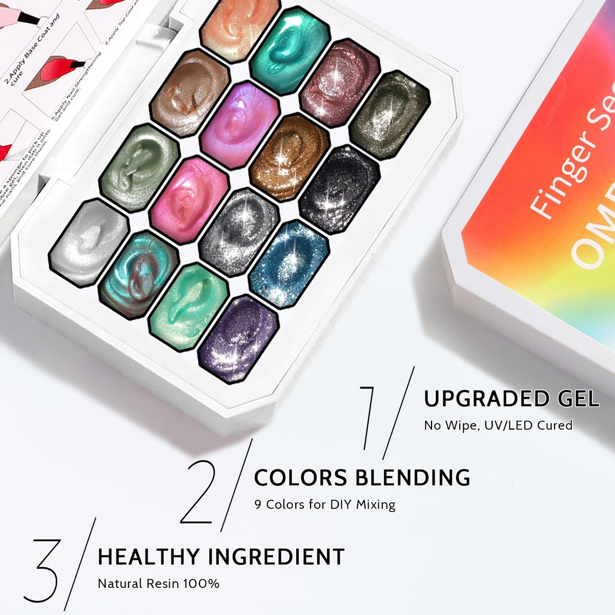 Karroy chrome holographic swatch illustrating reflective color payoff